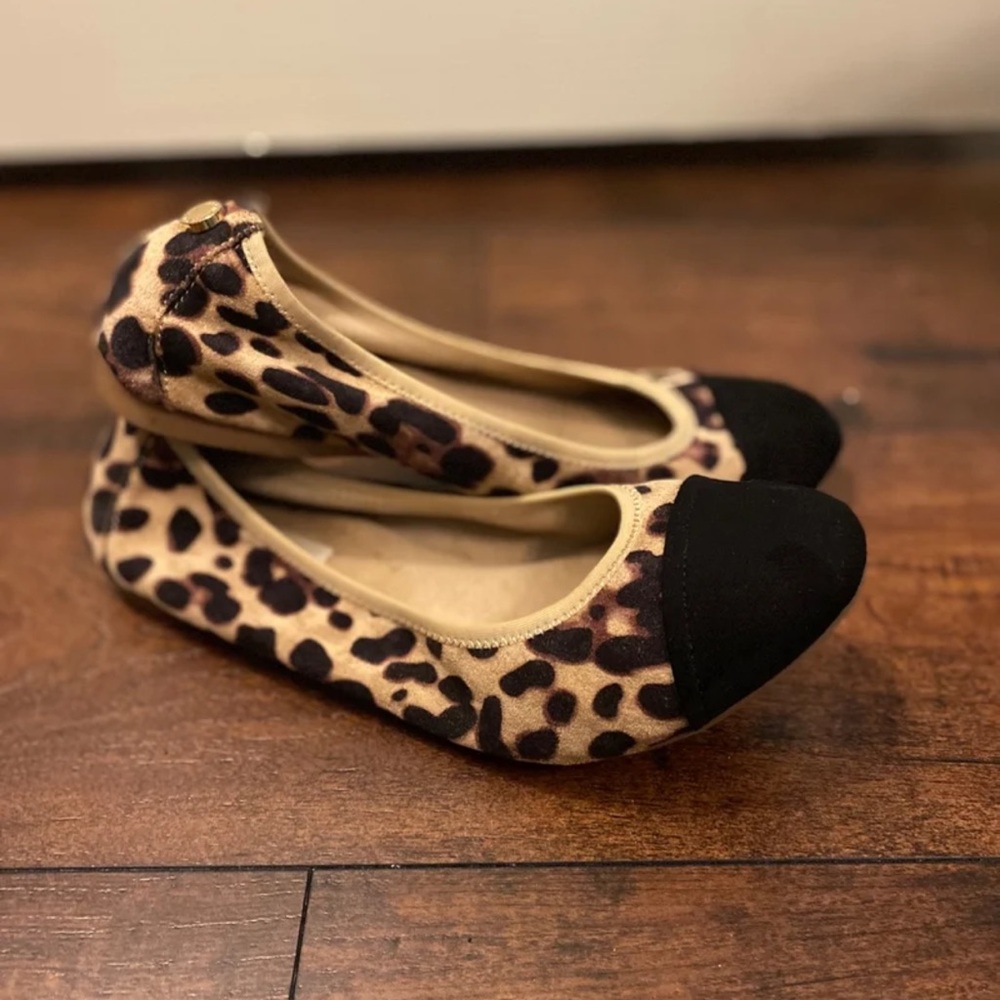 Steve Madden Leopard Print Ballet Flats